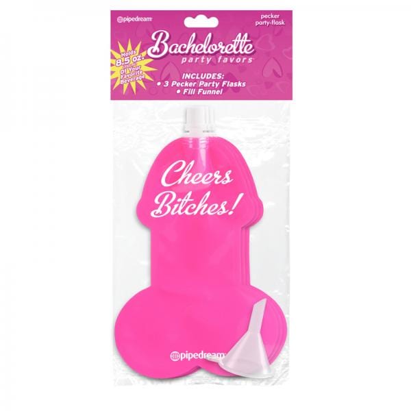 Pipedream Extras Bachelorette Party Favors Pecker Party Flasks Pack
