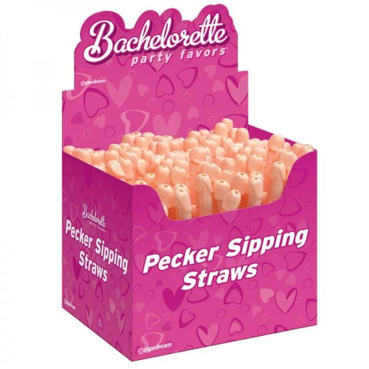 Pipedream Products Extras Bachelorette Party Favors Pecker Sipping Straws (display Of 144)