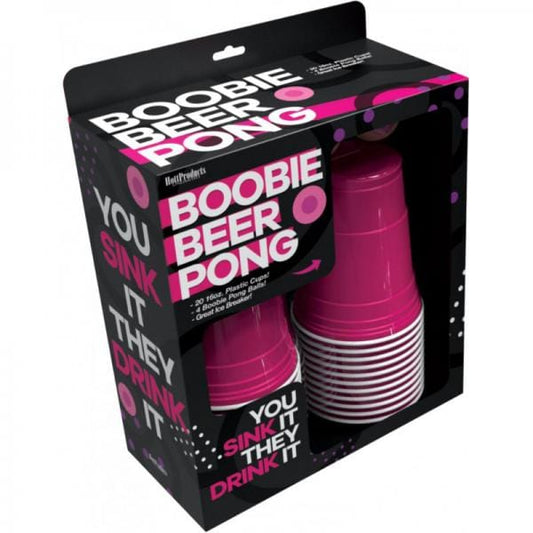 Hott Products Extras Boobie Beer Pong Boxed Set With Cups & Boobie Balls