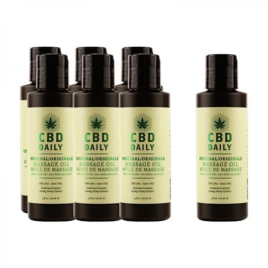 Earthly Body Lubes & Lotions Eb Ecd Daily Massage Oil Intro Deal