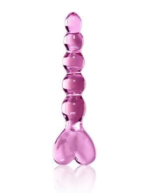 Pipedream Products Dildos Icicles No 43 Pink Glass Beaded Massager