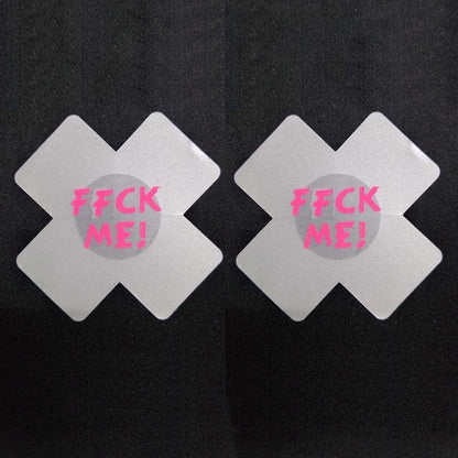 Kinky Cloth 26White Nipple Cover Self Adhesive Stickers