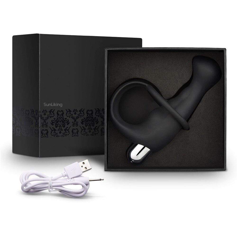 OptiGasm Prostate Massager with Penis Ring