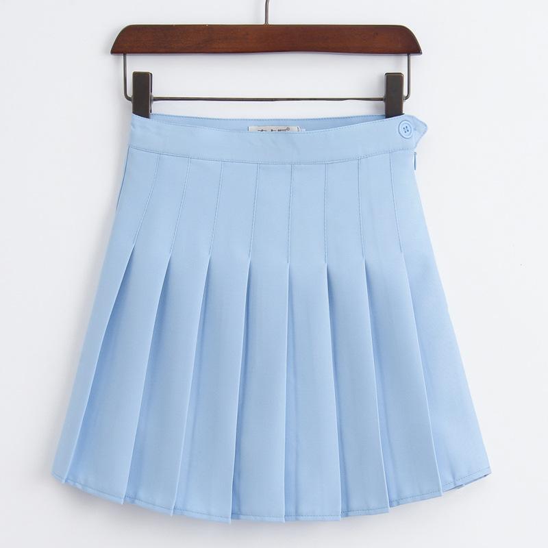 Kinky Cloth Skirt Sky Blue / L Pleated Pastel Tennis Skirt