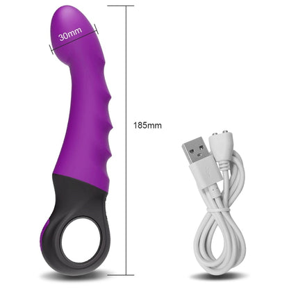 Kinky Cloth China / Purple Powerful G Spot Clit Vibrator