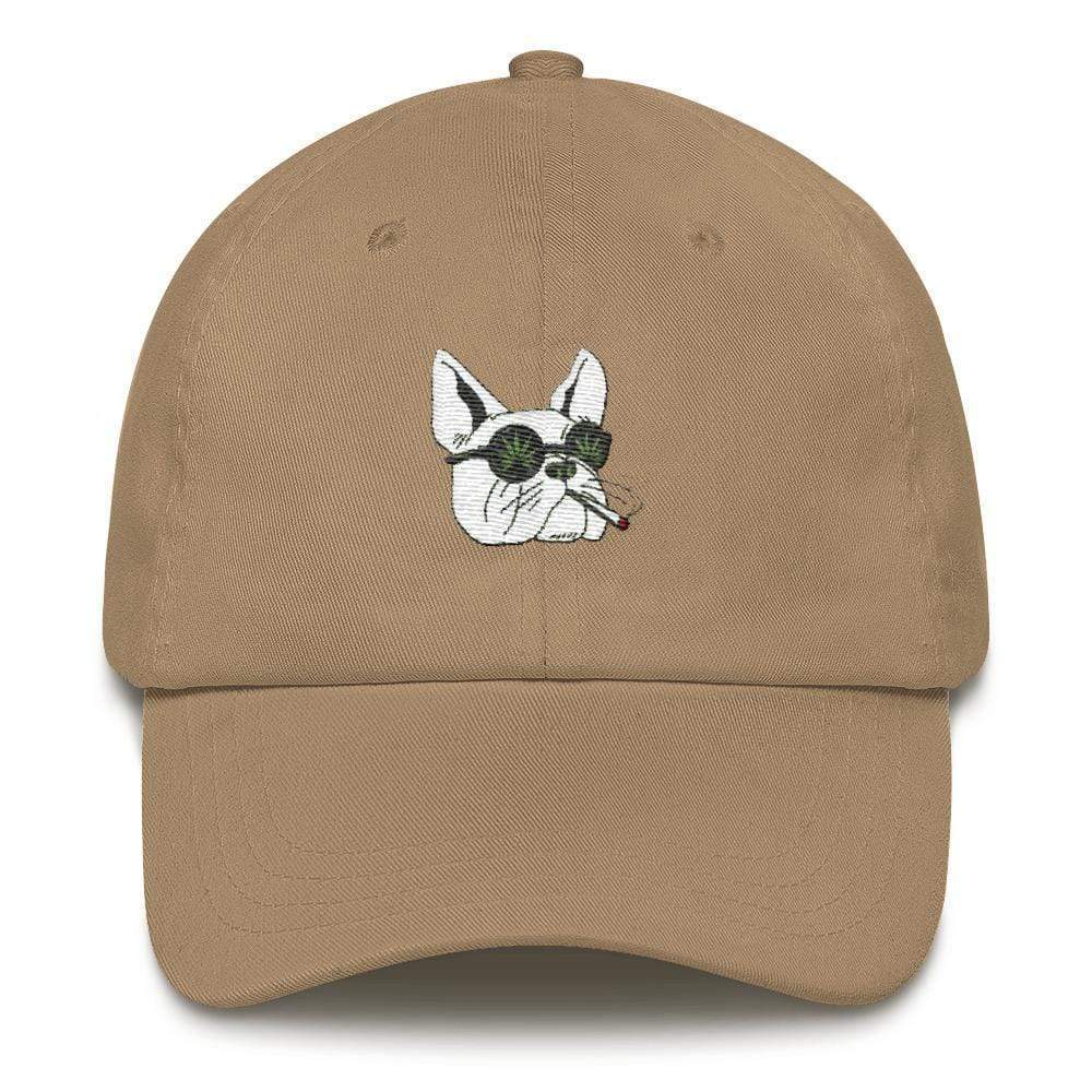 Kinky Cloth Hats Khaki Stoner Pug Dad hat