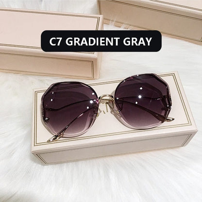 Kinky Cloth Gradient GrayPurple / Adult Tea Gradient Sunglasses