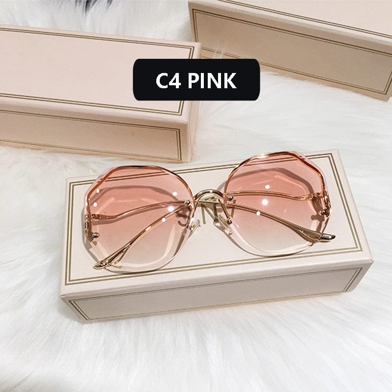 Kinky Cloth Pink / Adult Tea Gradient Sunglasses