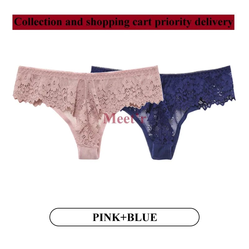 Kinky Cloth Image color 14 / S / 3PCS 2Pcs/Lot Lace Lingerie Panties