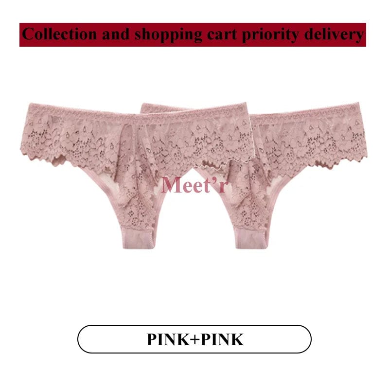 Kinky Cloth Image color 4 / S 2Pcs/Lot Lace Lingerie Panties