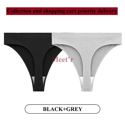 Kinky Cloth BI / XS / 2pcs 2Pcs/Lot Low-waist High Elasticity Thong