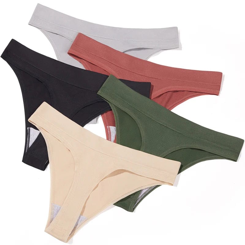 Kinky Cloth 2Pcs/Lot Low-waist High Elasticity Thong