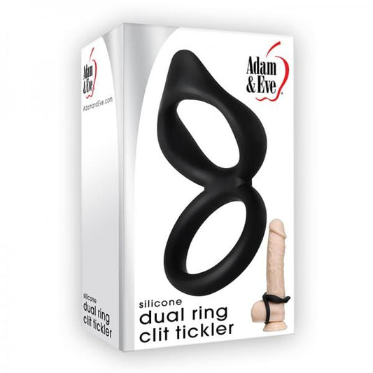 Evolved Novelties Men's Toys A&e Silicone Dual Ring Clit Tickler
