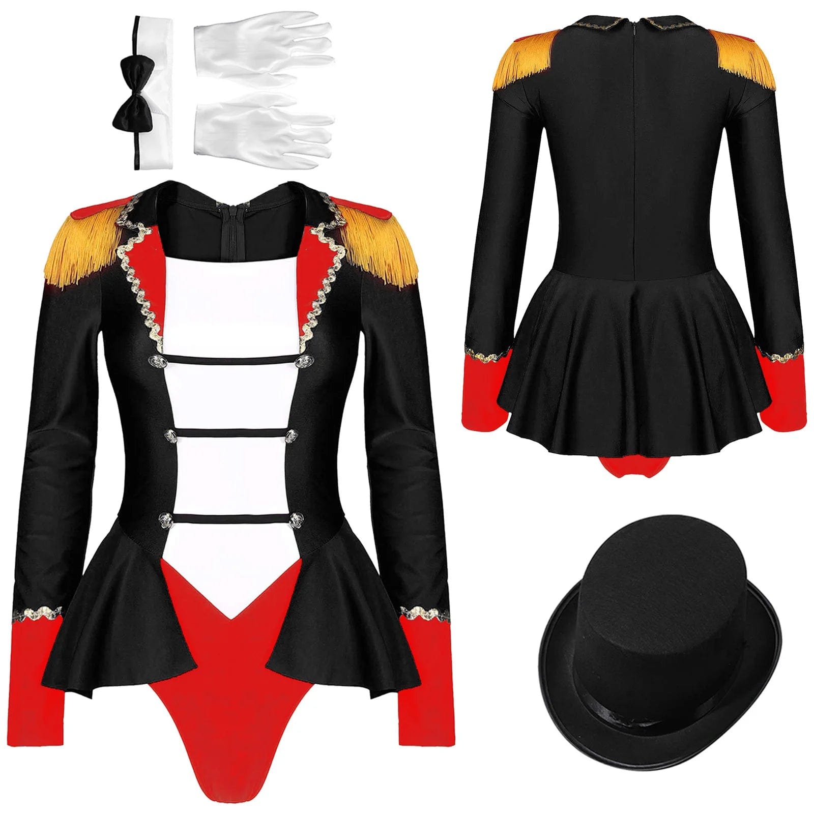 Kinky Cloth Black E / S Circus Ringmaster Outfit Costumes