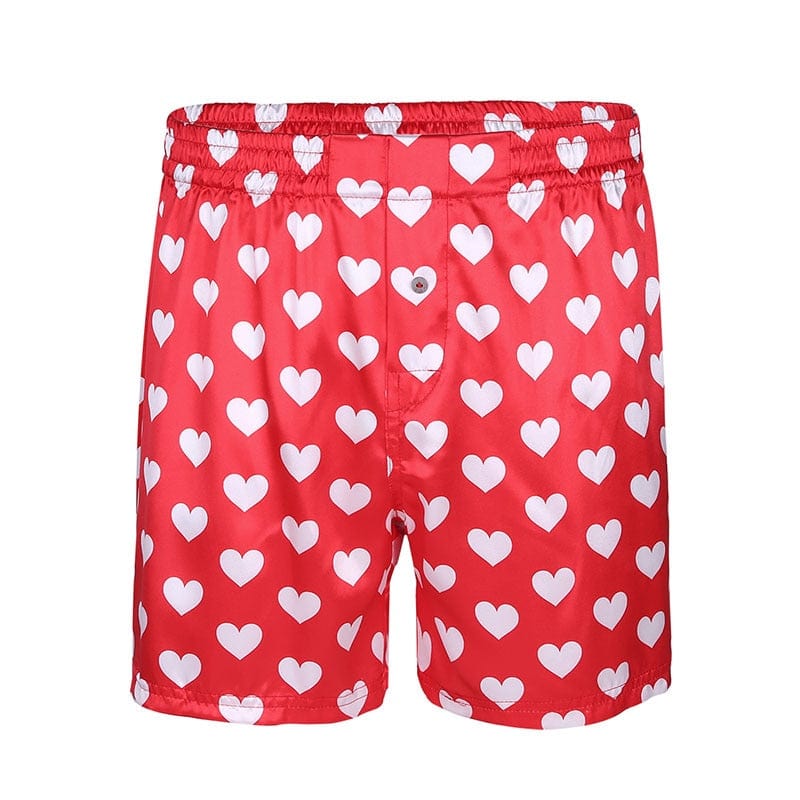 Kinky Cloth Red / M Classic Printed Soft Boxer Shorts