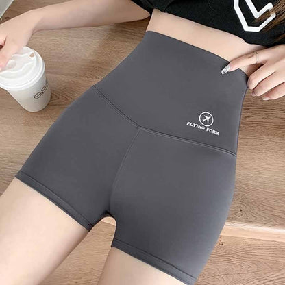 Kinky Cloth Grey / M Elastic Lift Up Flat Belly Shorts