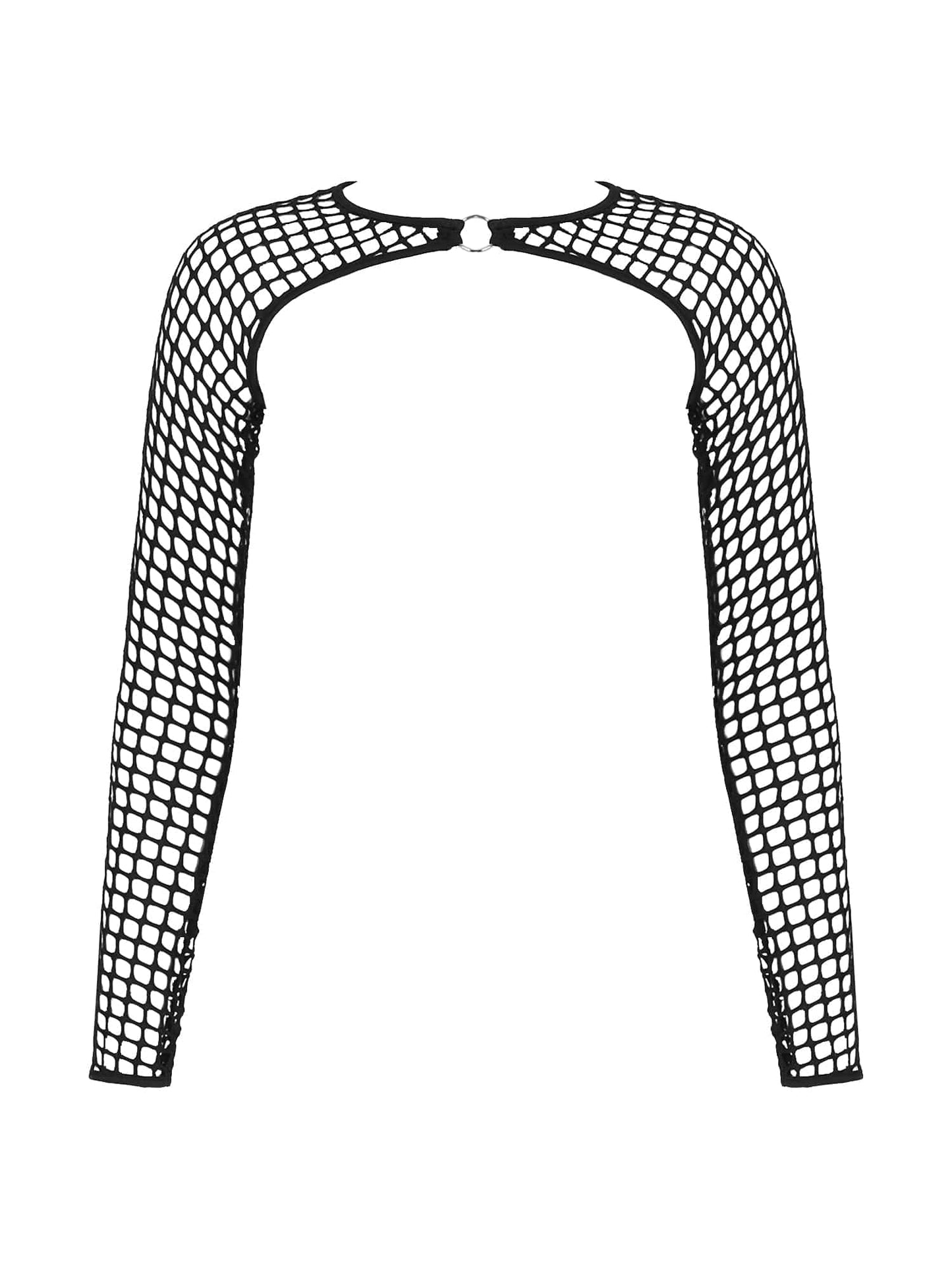 Kinky Cloth Fishnet O Ring Cover Ups Top