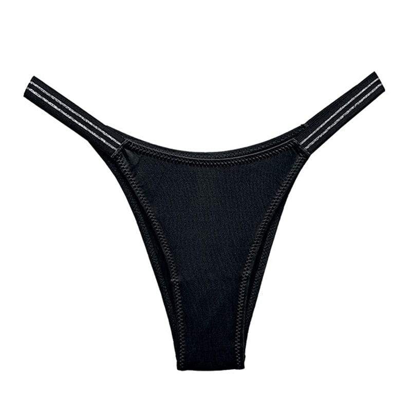 Kinky Cloth Black / S G String Bikini Underwear