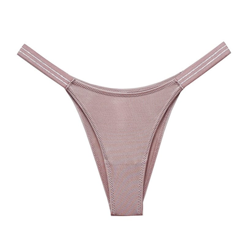 Kinky Cloth Pink / S G String Bikini Underwear