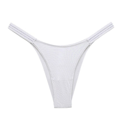 Kinky Cloth White / S G String Bikini Underwear