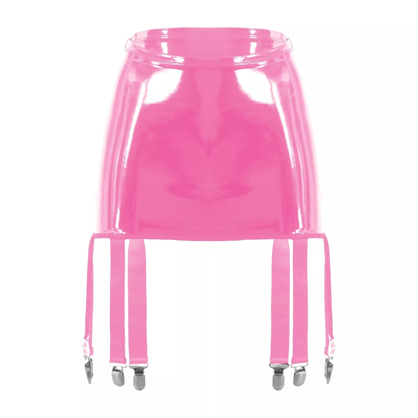 Kinky Cloth Pink / S Garter Buckle Belt Clips Skirts
