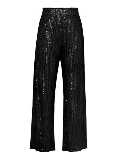 Kinky Cloth Black Pants / S Glitter Suit Pants 3 Piece Set