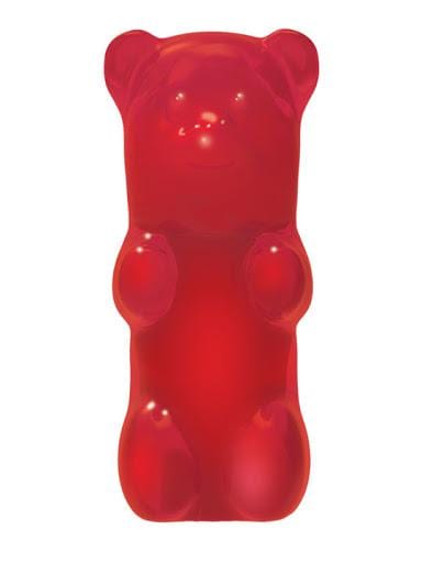 Rock Candy Vibrators Gummy Bear Vibe - Blister  -  Red