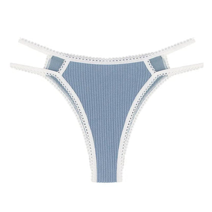 Kinky Cloth Blue / XS / 1pc Hollow Out G String Underwear