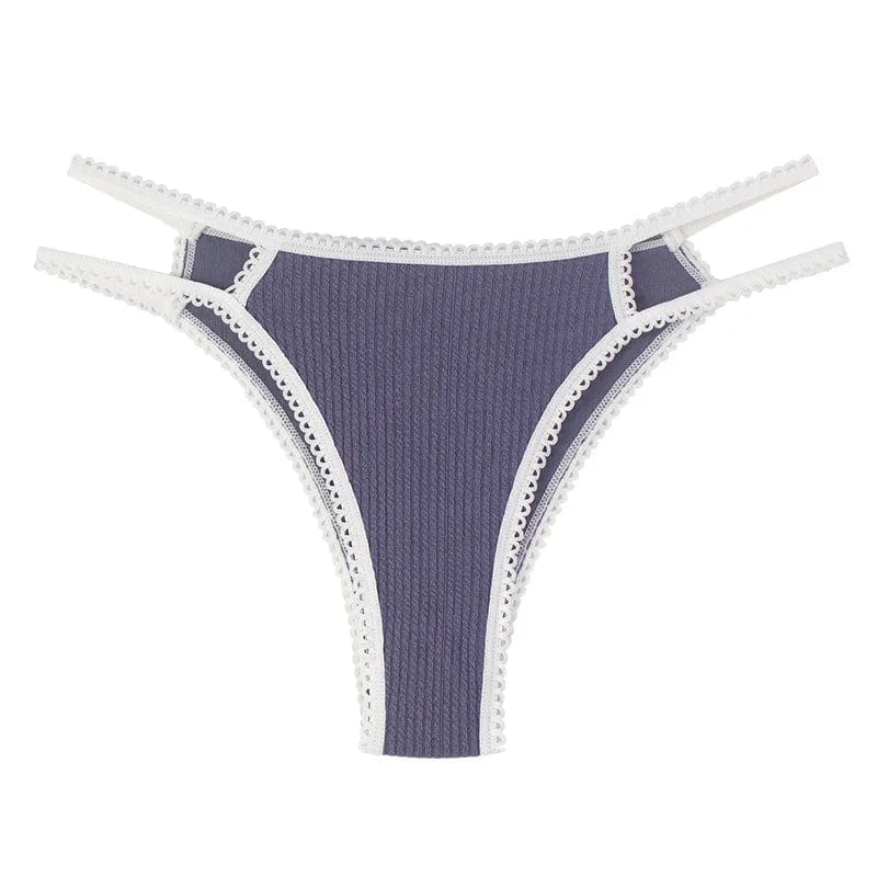 Kinky Cloth Purple / XS / 1pc Hollow Out G String Underwear