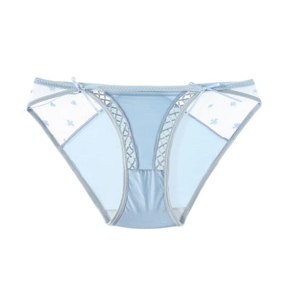Kinky Cloth Sky Blue / M / 1pc Hollow Out Lace G String Panties