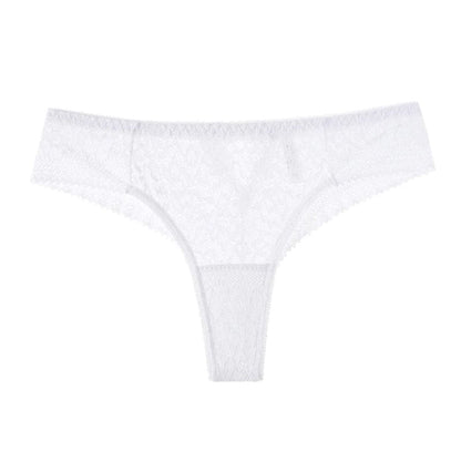 Kinky Cloth White / S / 1pc Hollow Out Lace Thong