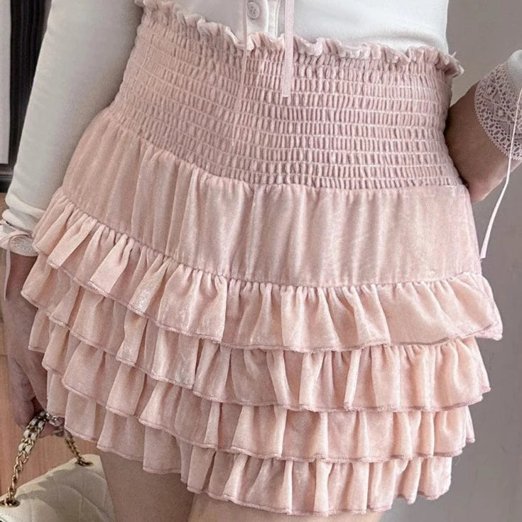 Kinky Cloth Only Skirt / S Kawaii Lace Blouse + Mini Skirt