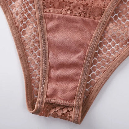 Kinky Cloth Lace Hollow Out Panties