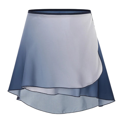 Kinky Cloth Blue B / M Lace-up Chiffon Wrap Skirt