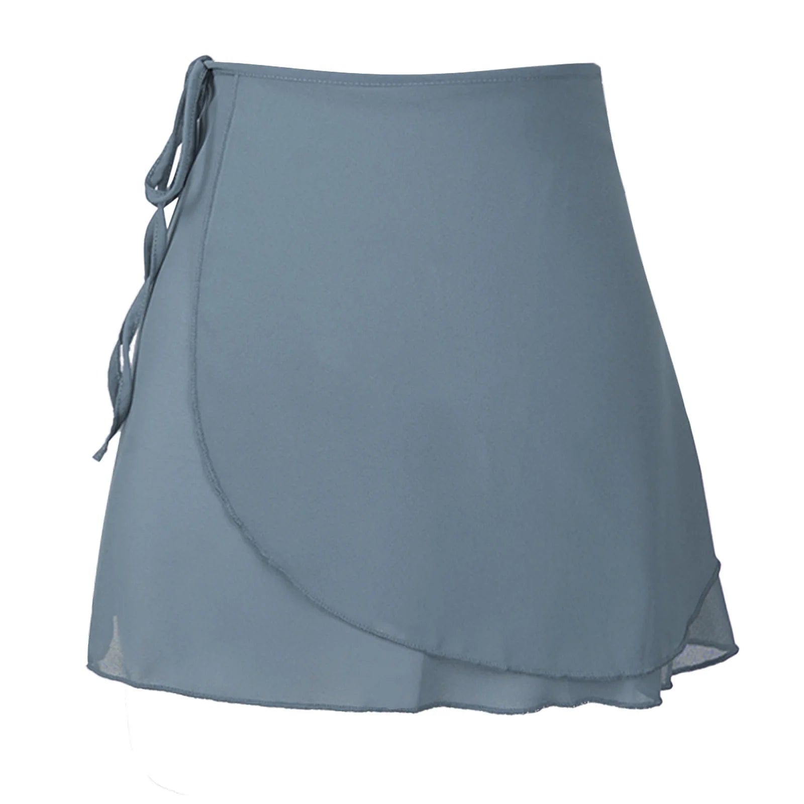 Kinky Cloth Gray A / M Lace-up Chiffon Wrap Skirt