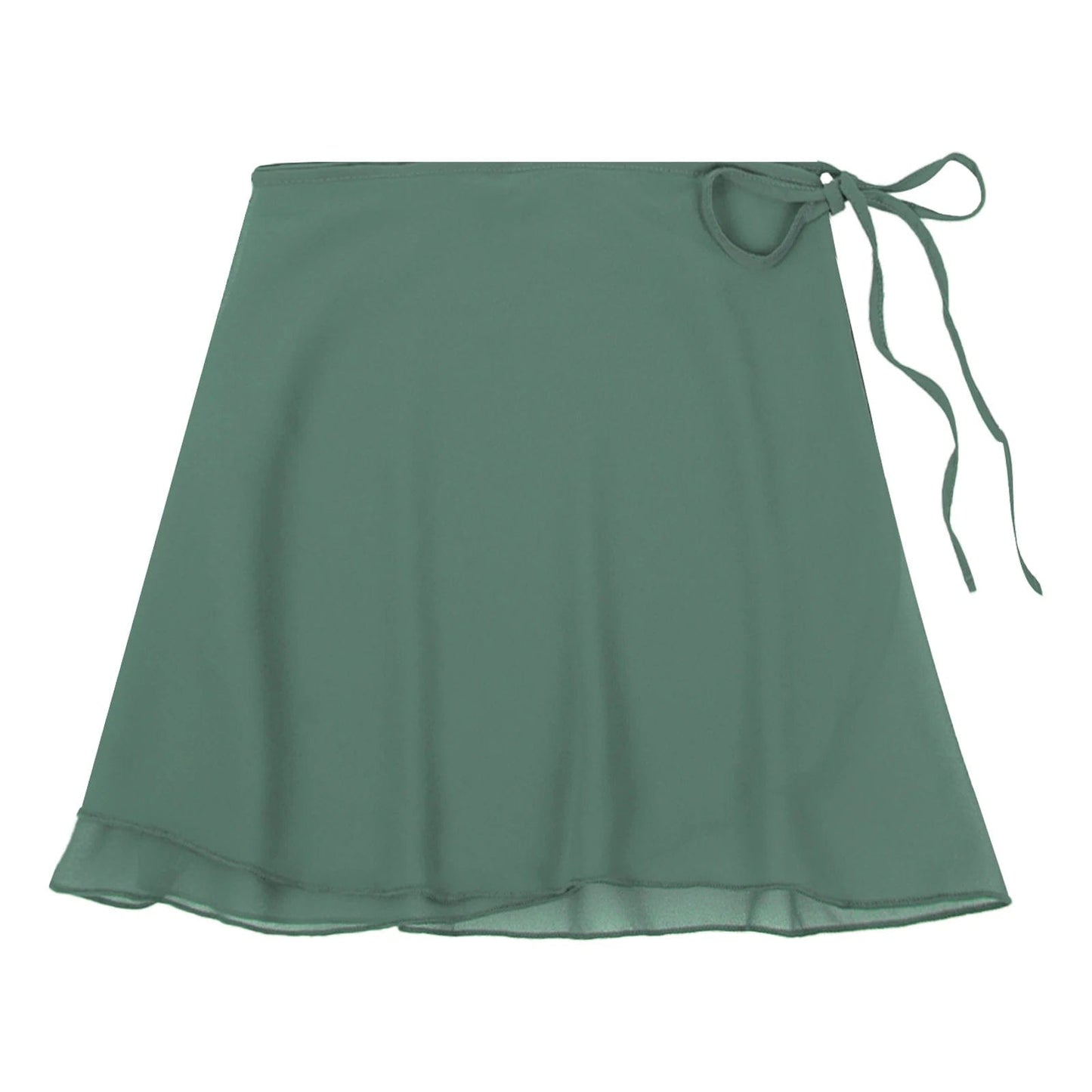 Kinky Cloth Lace-up Chiffon Wrap Skirt