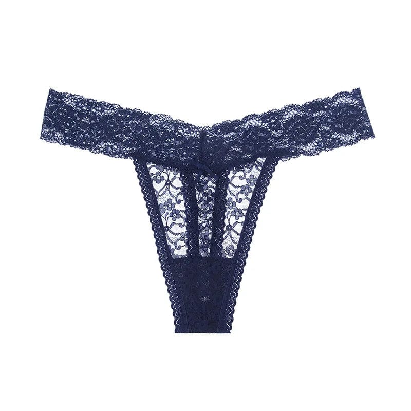 Kinky Cloth Blue / S / 1pc Lingerie G String Lace Underwear