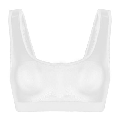 Kinky Cloth White A / S / China Lingerie See Through Mesh Bralette