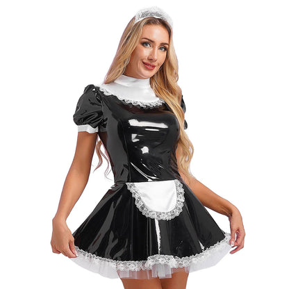 Kinky Cloth Black B / S Maid Lolita Cosplay Costumes