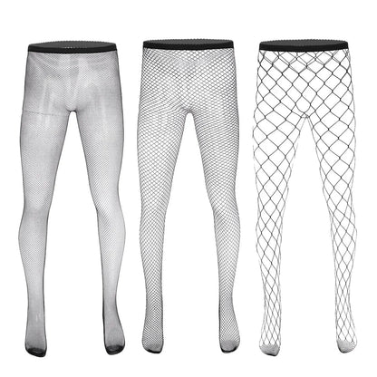 Kinky Cloth Men Fishnet Pantyhose Stockings
