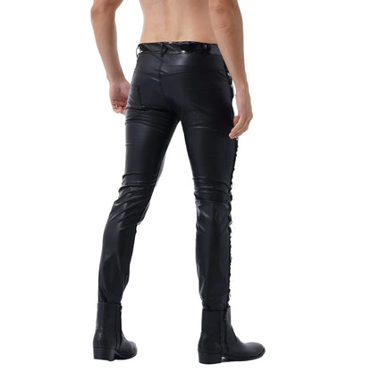 Kinky Cloth Mens Faux Leather Shiny Pants