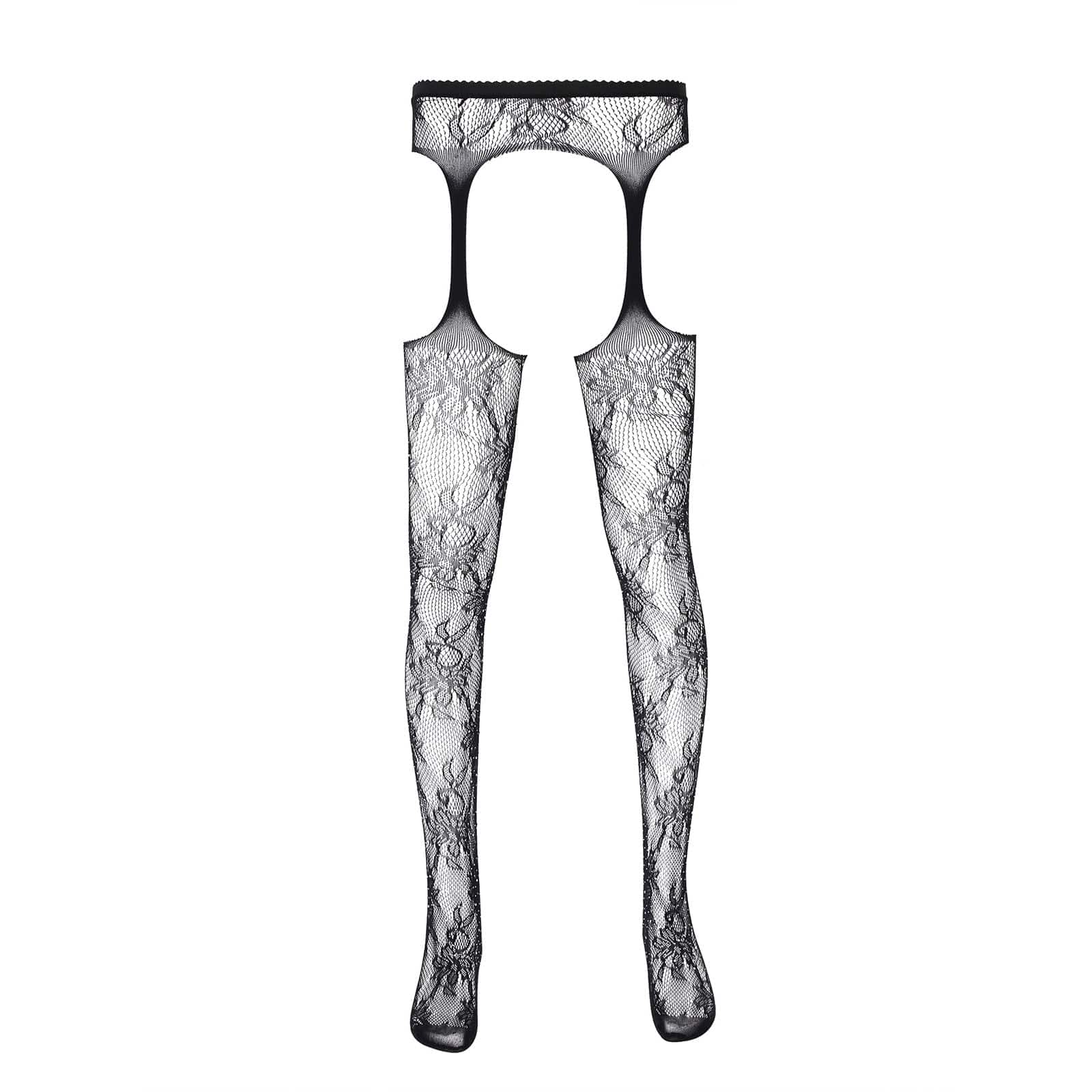 Kinky Cloth Type C Mens Stretchy Hollow Out Stocking