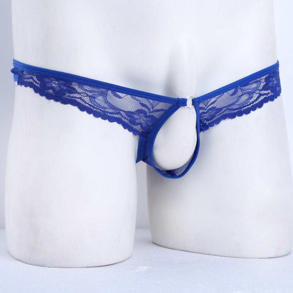 Kinky Cloth Open Penis Lingerie Lace Panties