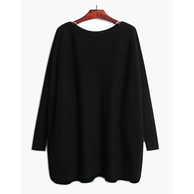 Kinky Cloth black 1 / OneSize Oversized Knitting Sweater