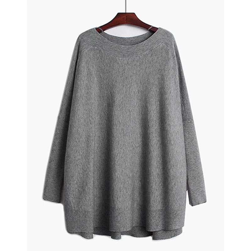Kinky Cloth gray 1 / OneSize Oversized Knitting Sweater