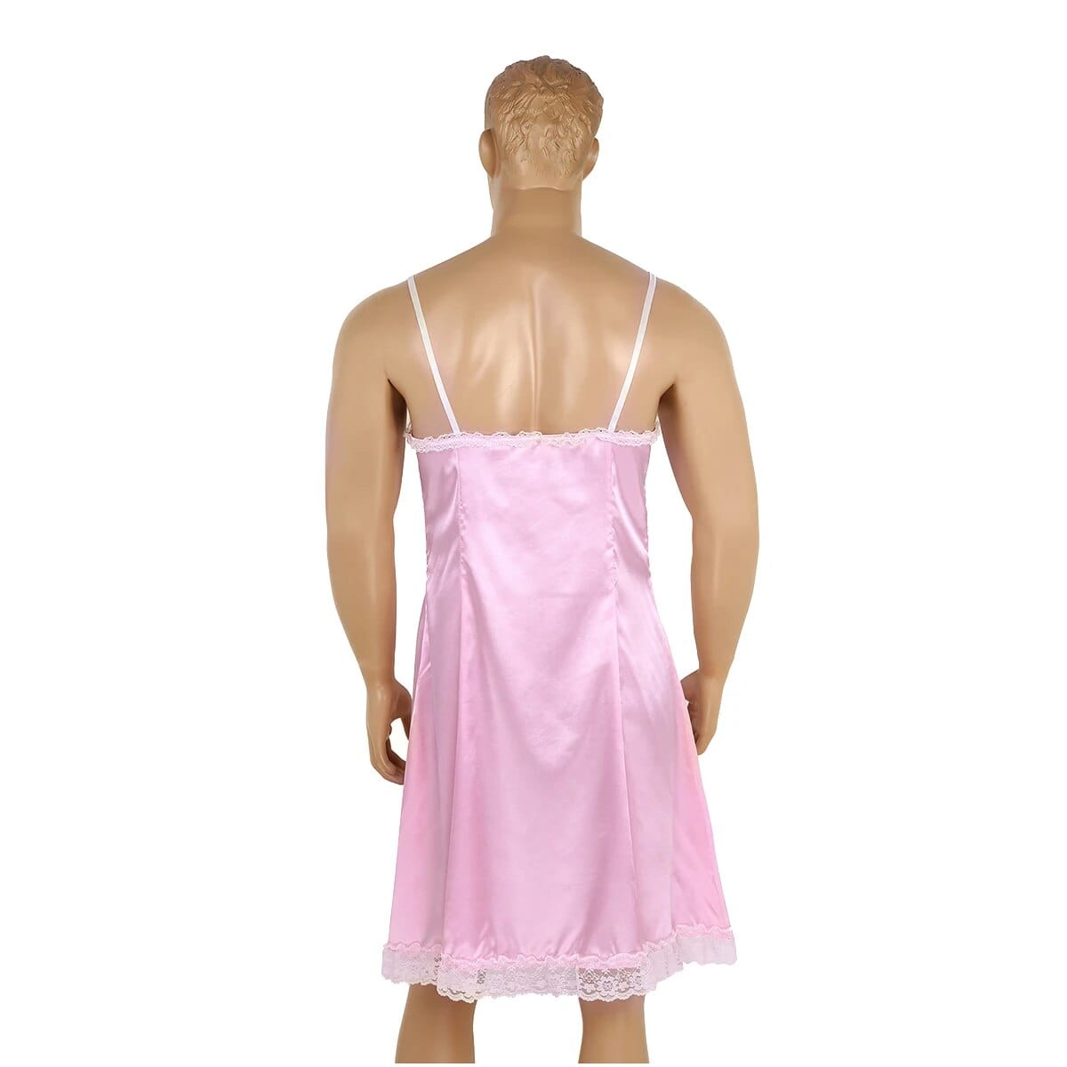Kinky Cloth Satin Male Nightdress