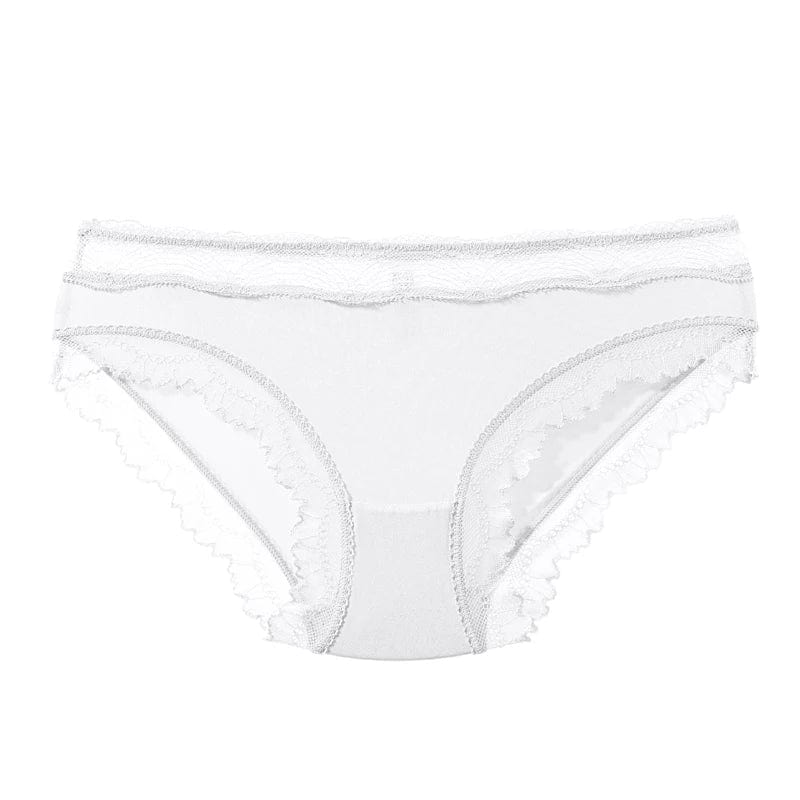 Kinky Cloth WHITE / M / CHINA | 1pc Silky Lace Underwear