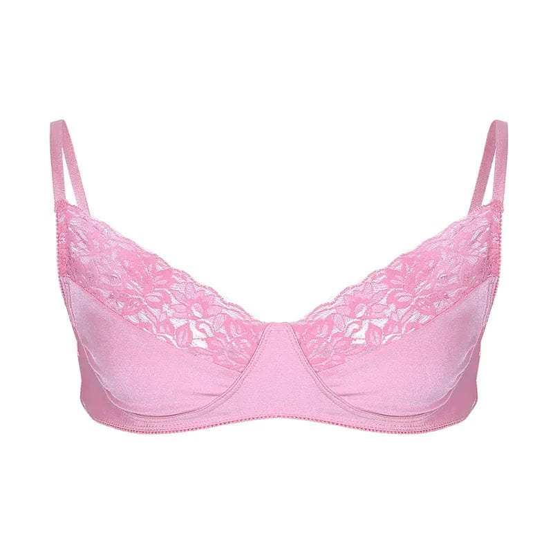 Kinky Cloth Pink / M Sissy Babydoll Bralette