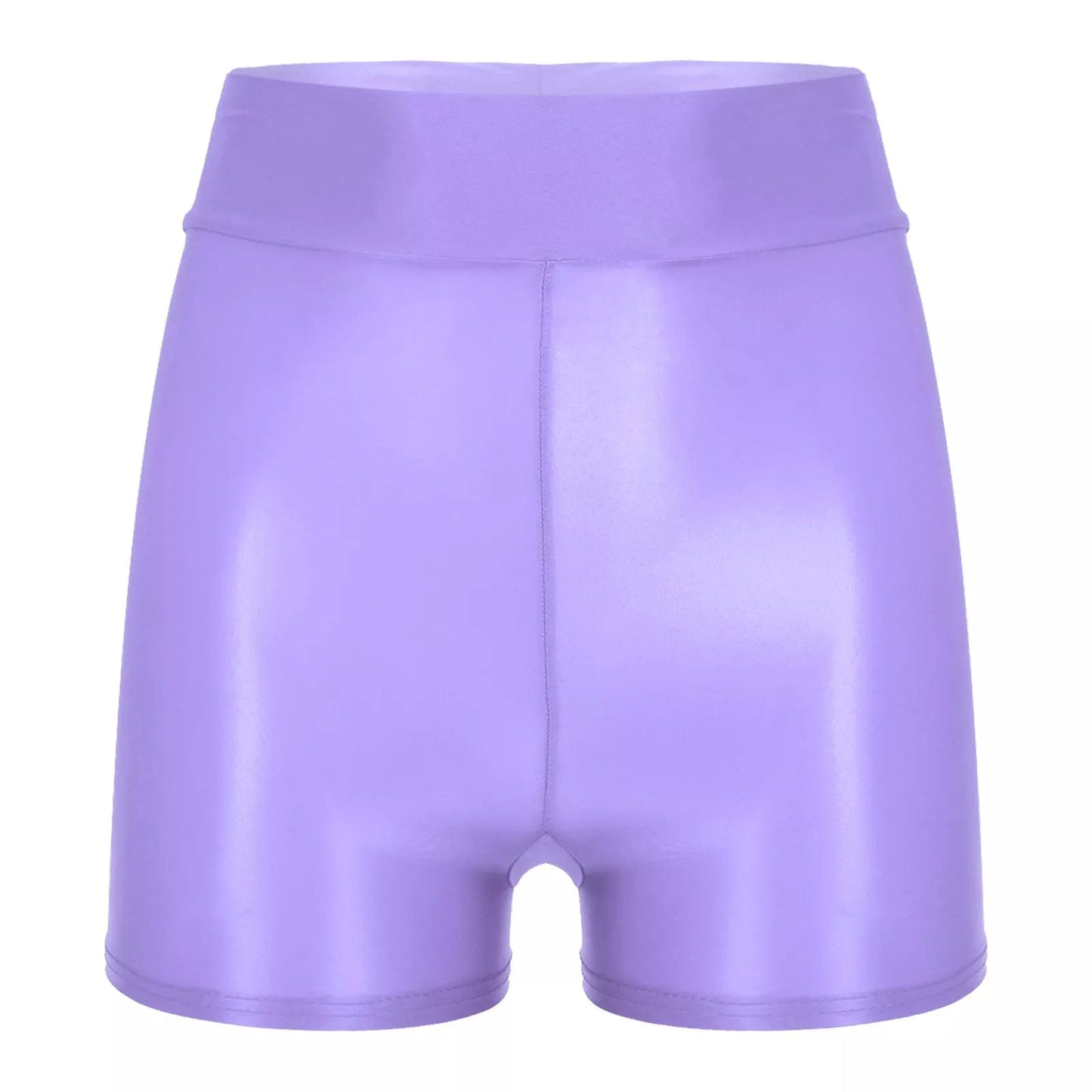 Kinky Cloth Smooth Glossy Elastic Shorts