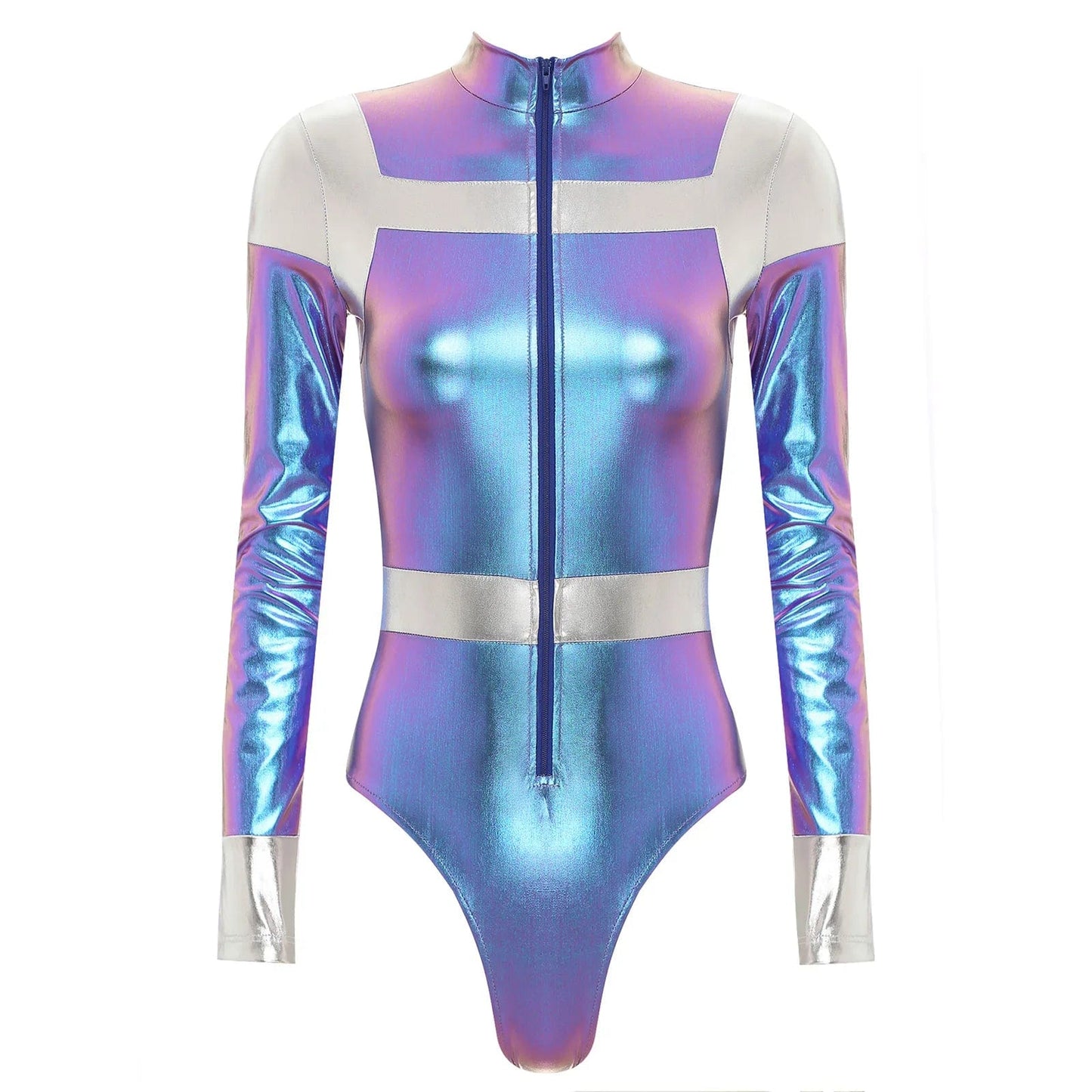 Kinky Cloth Blue B / 3XL Space Astronaut Cosplay Bodysuit